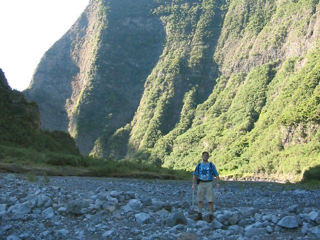 Beaucoup de cailloux pour rejoindre la piste