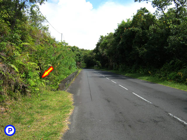 L'emplacement exact du point de départ
