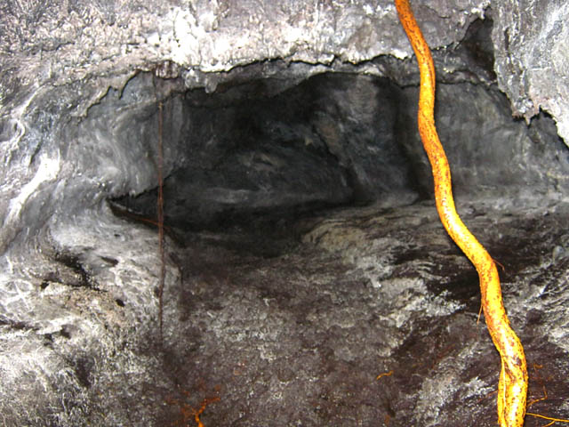 Un des nombreux tunnels adjacents, souvent trop étroits