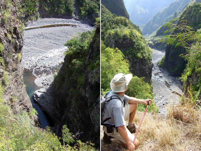 Le Bras d'Oussy et la Rivière des Galets