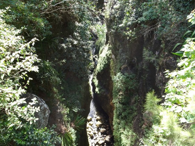 Le Bras Bémale au fond de son étroit canyon