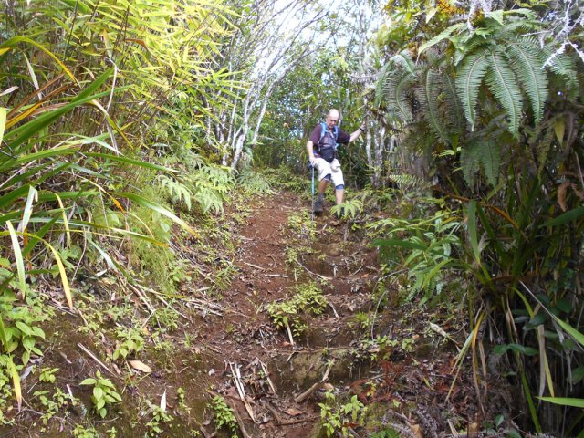 Prendre garde aux fortes descentes glissantes