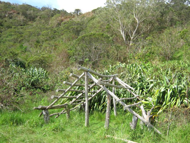 Il ne reste rien de cet îlet isolé où même la cabane n'est pas d'origine