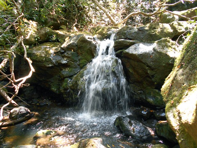 Une des trois cascades de la descente