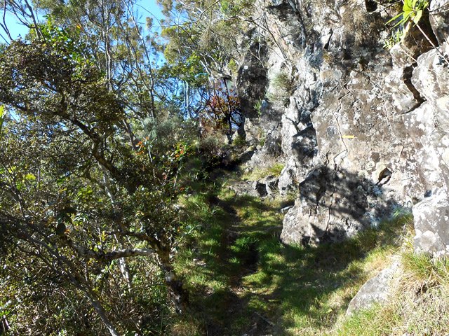 Une autre portion rocheuse à l'approche de la Fenêtre