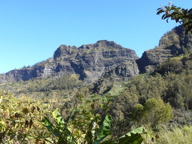 Le Gros Morne de Gueule Rouge depuis le Chemin des Gaulettes