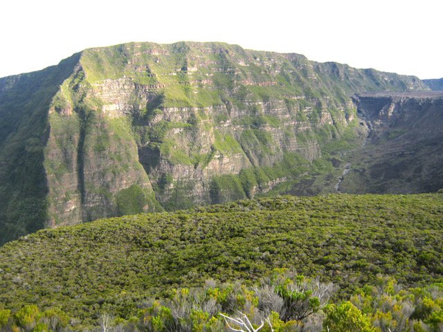Du haut du Piton Rond de Langevin, on a des vues splendides sur le Morne Langevin