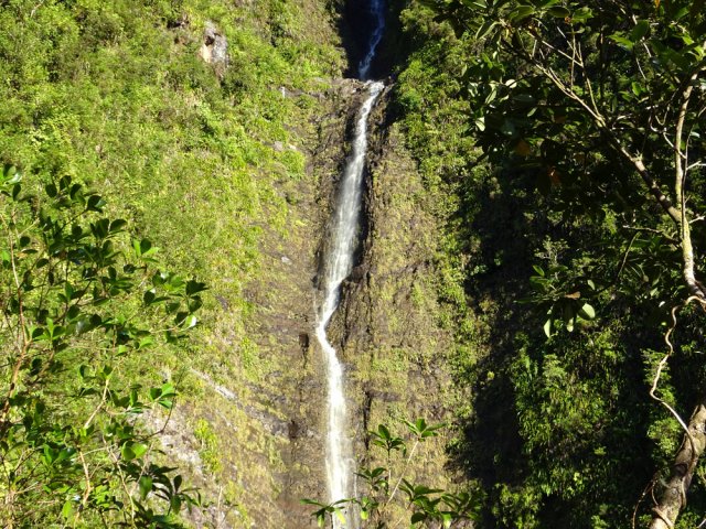 La cascade avant d'arriver à la fin de la montée