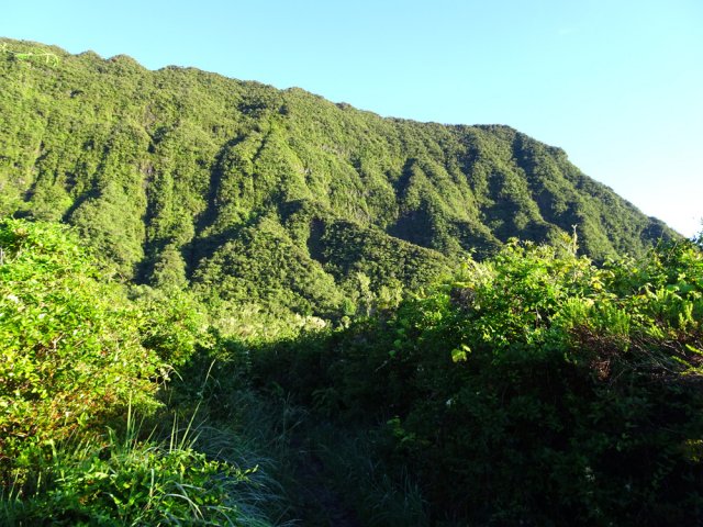On peut cependant profiter de quelques vues sur les remparts