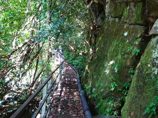 Pente très légère jusqu'au captage