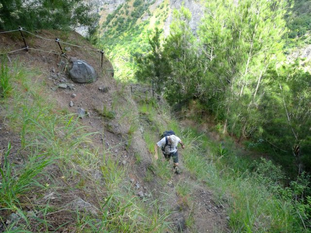 La portion de lacets les plus serrés qui cassent un peu les muscles