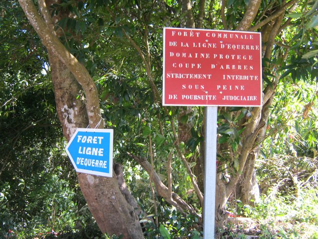 Le véritable départ du sentier