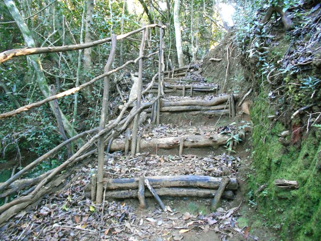 La terre est glissante par temps de pluie