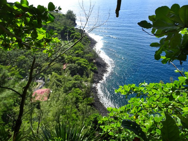 Point de vue sur l'Anse des Cascades