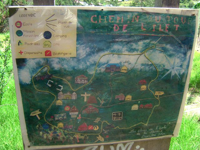 Difficile également de s'égarer dans la Nouvelle grâce aux panneaux imagés