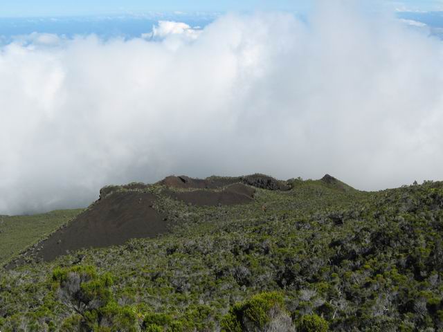 Le Piton Rick, le premier rencontré dans la montée au Volcan