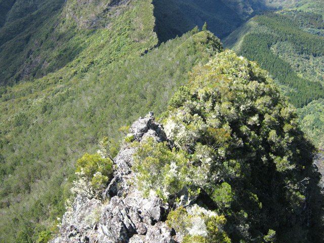 Petit coup d’œil sur le trajet déjà parcouru depuis le col
