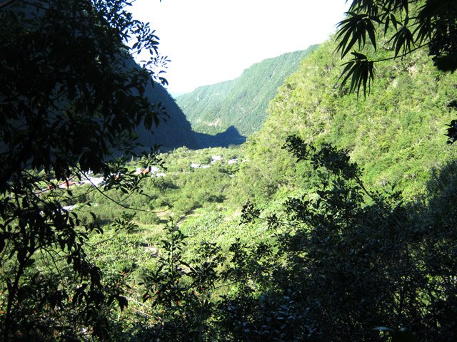 Grand Galet durant la montée du sentier Tarzan