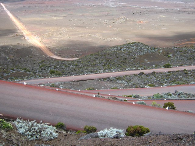 L'arrivée au Pas des sables pour une portion de route très agréable