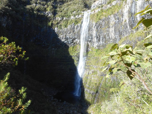 Après la pluie : La cascade, deux jours après les fortes pluies