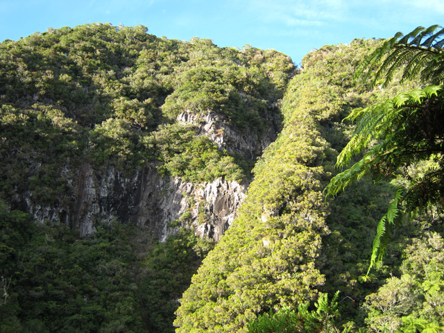 D'autres falaises abruptes du Bras Biberon, affluent du Bras Noir