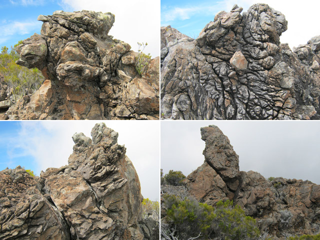 Des rochers, sculptés par le vent pour de belles photos