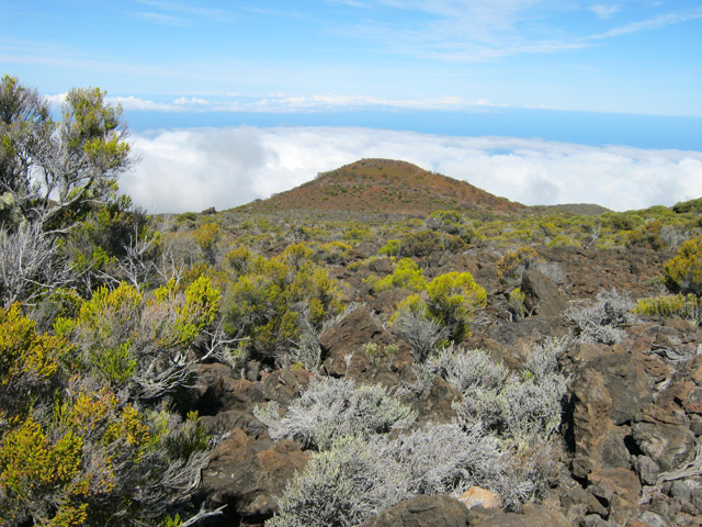 L'arrivée toute proche du Piton Rouge