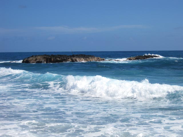 La mer démontée à la Pointe de la Ravine Sèche