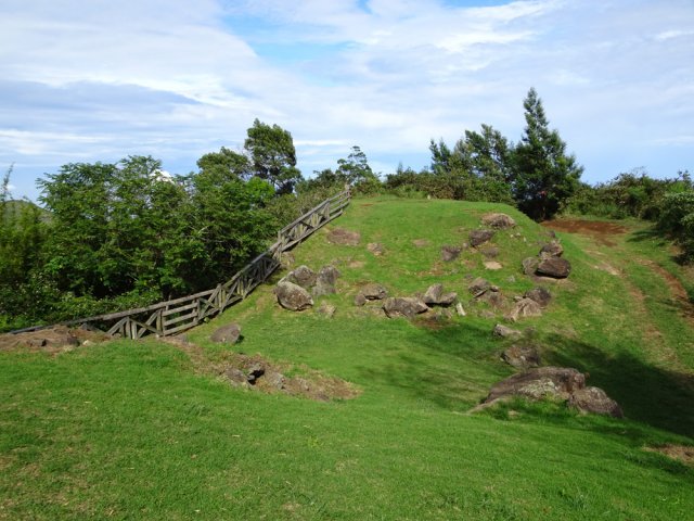 Le belvédère du parking pour un premier regard vers le cirque