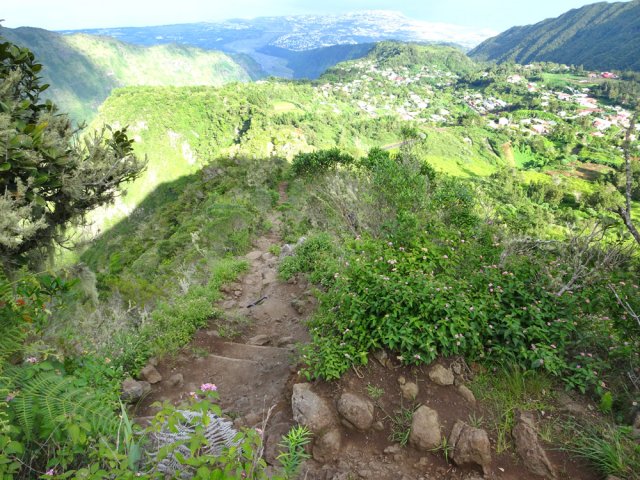 Une idée des 400 mètres de montée