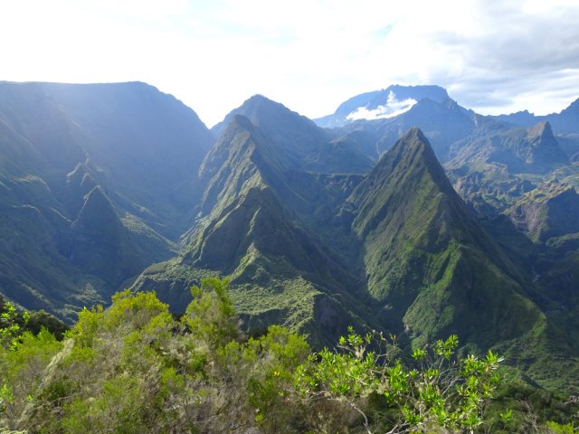 Des trouées dans la végétation offrent de superbes panoramas