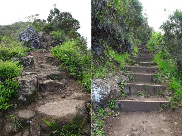 La pente est très forte par endroits, mais sur moins de 500 m