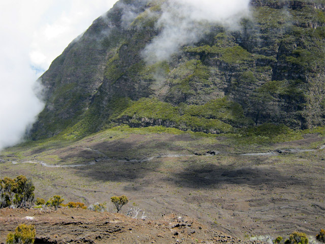 Enfin arrivé au Pied du Morne langevin, fin des efforts