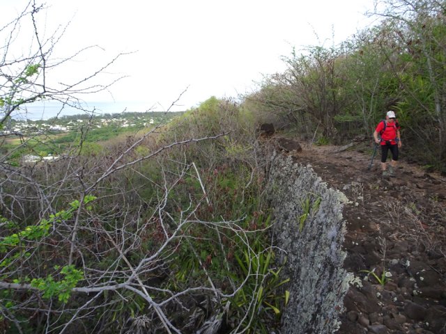D'importants travaux ont été nécessaires pour construire le chemin pavé