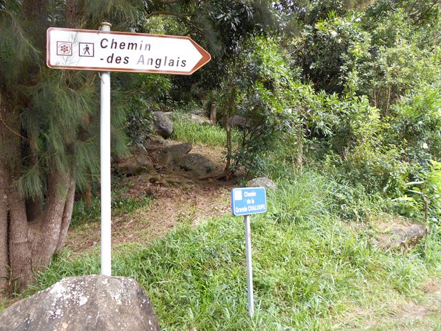 Le Chemin des Anglais est très facile à trouver