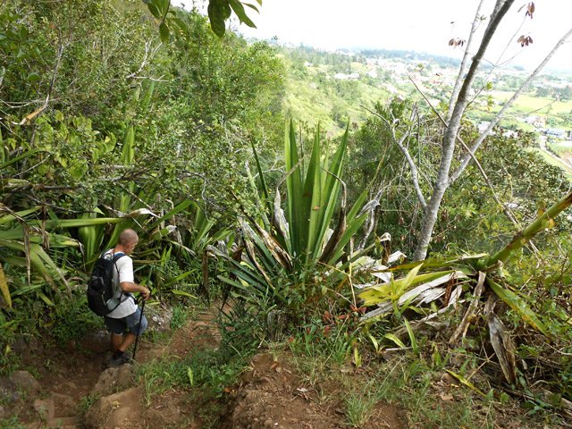 La descente vers Dos d'Ane