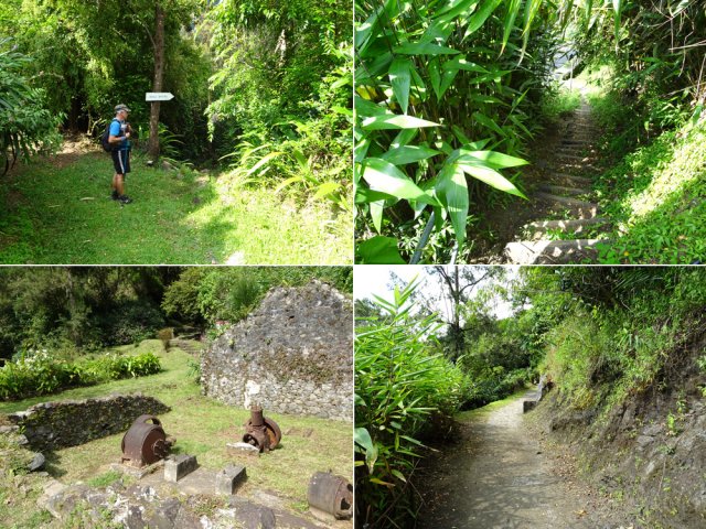 Le sentier Dauphin et le sentier des Anciens Thermes
