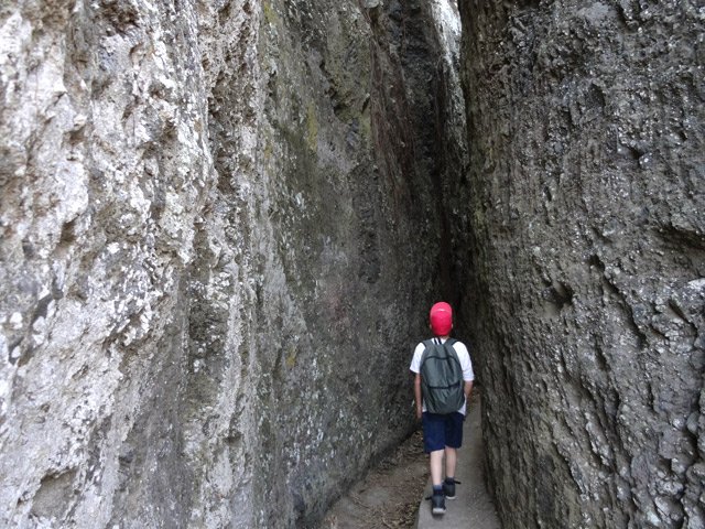 Certains passages sont très étroits