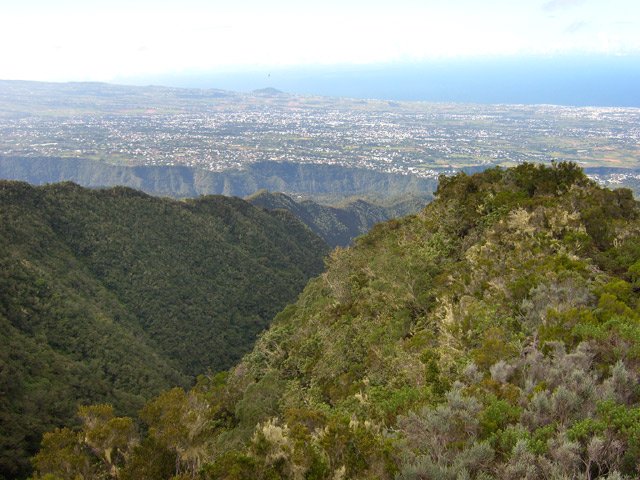 Larges panoramas sur la Tampon