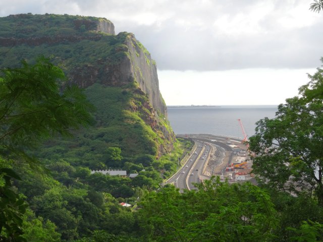 Points de vue fréquents sur la rive gauche de La Grande Chaloupe