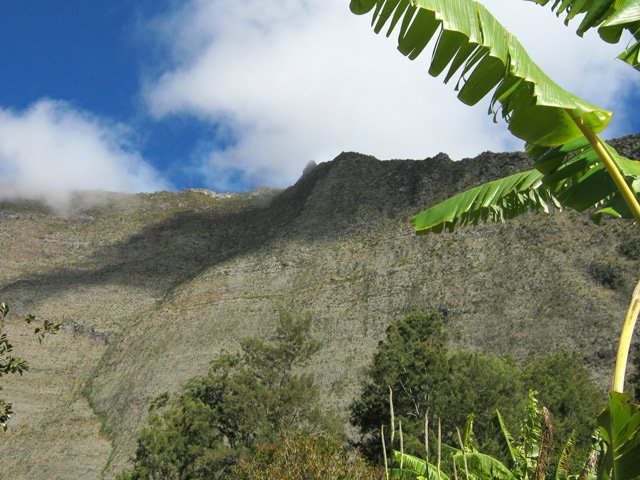 Petit coup d’œil au pain de sucre du Maïdo avant de poursuivre