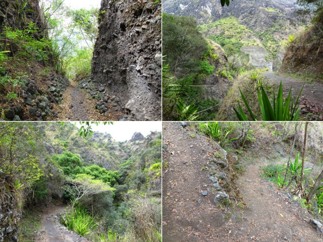 Quelques autres portions de ce sentier vers la Roche Ancrée