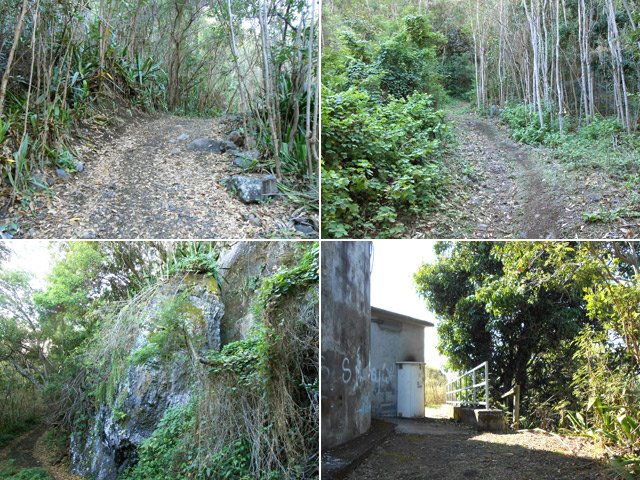 Le sentier de l'Îlet Rolland et le château d'eau