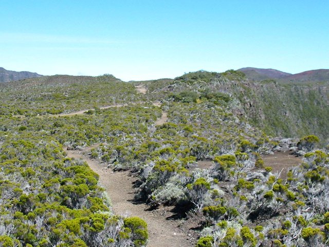 Le sentier de bord à Foc Foc