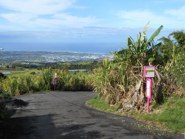 Beaux points de vue vers le Sud depuis le village des Canaux