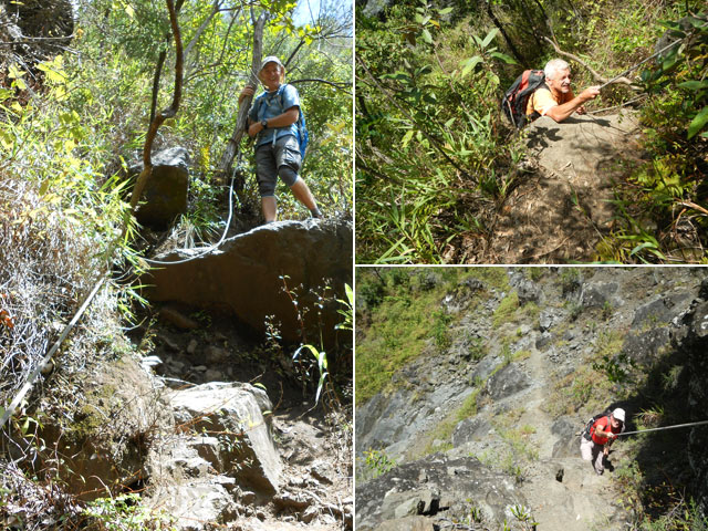 Les cordes sont bien utiles à certains endroits