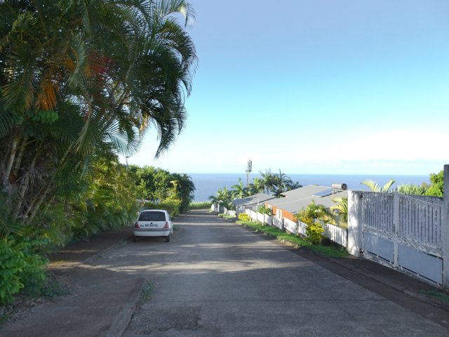 L'Allée Fleur de Canne après de nouveaux escaliers
