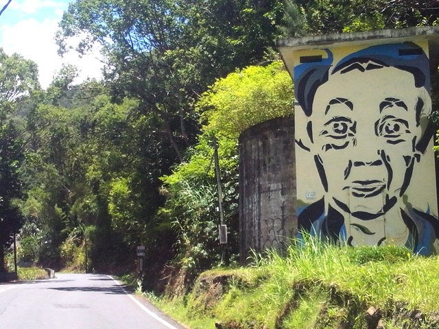 L'arrêt de bus du Château d'eau, en début de parcours