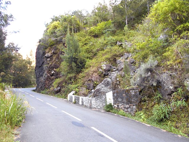 La ravine à droite, point de départ de la boucle