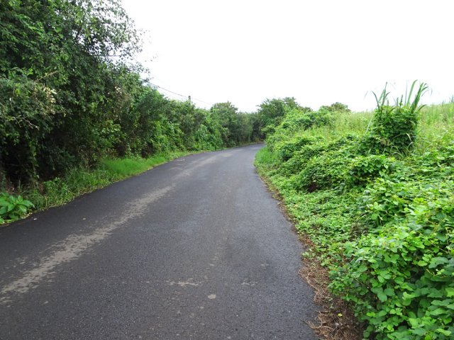 Fin de la route avant d'arriver à la D27